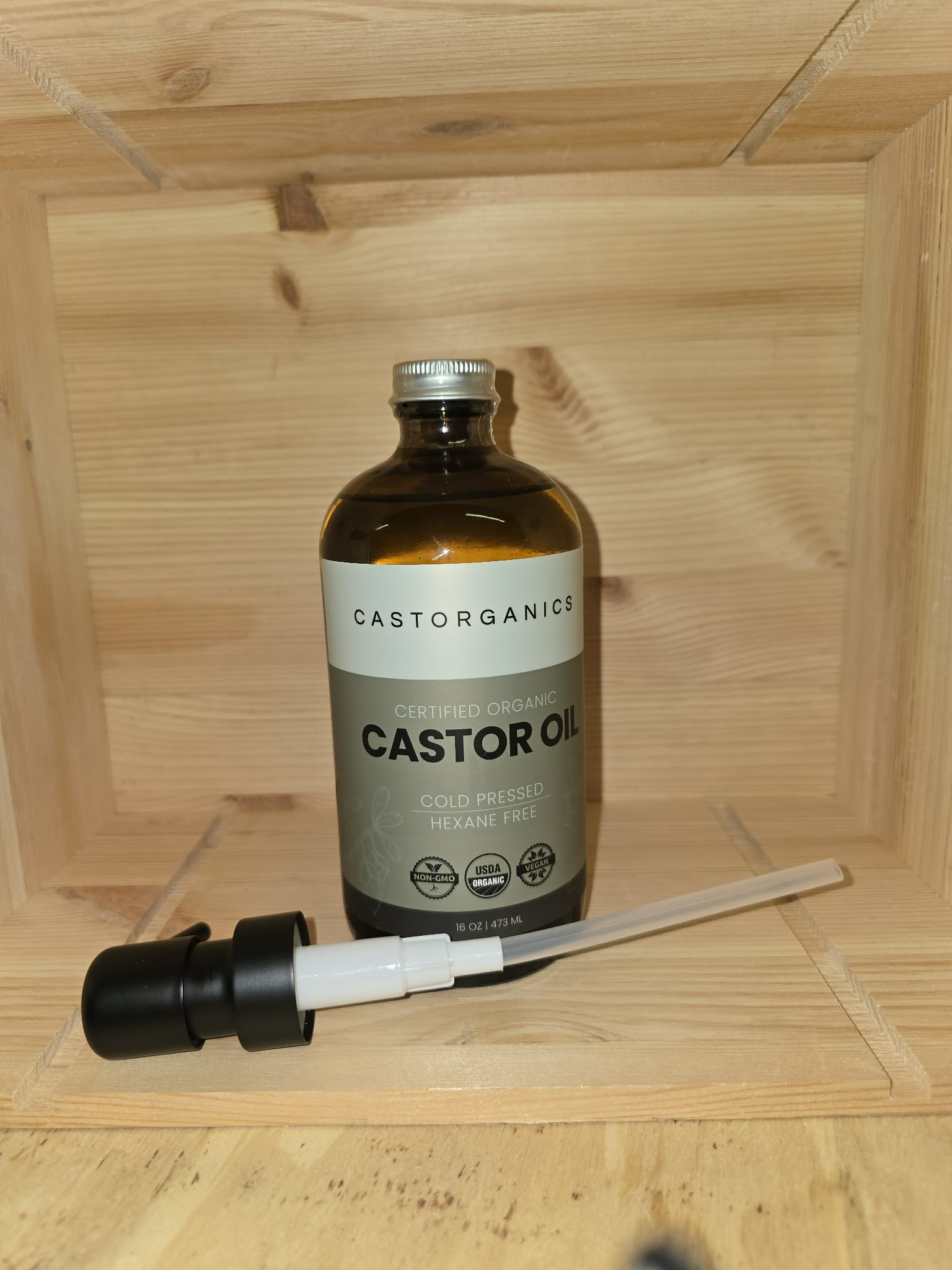 Organic Castor Oil – Cold Pressed, Hexane Free