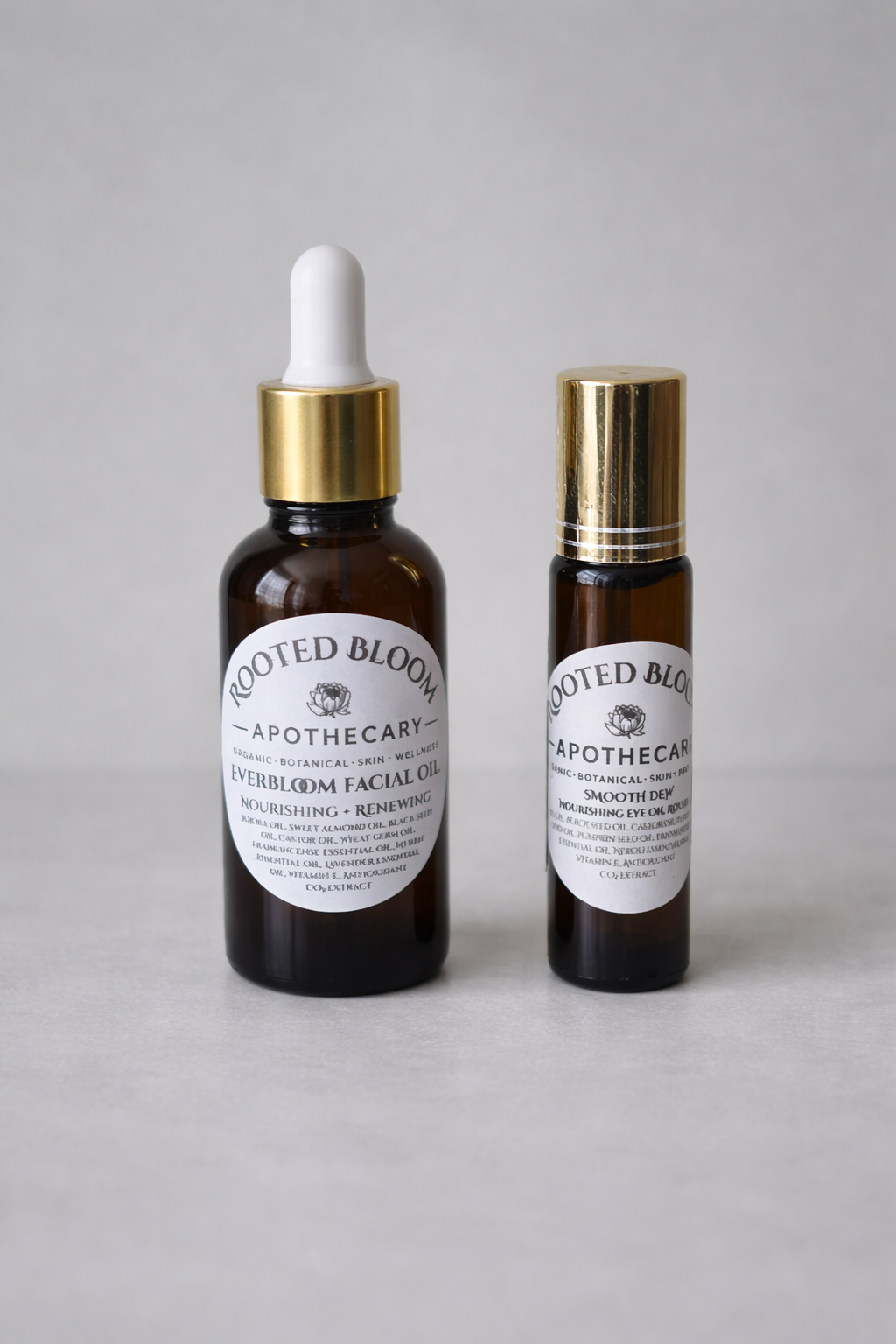 EVERBLOOM RITUAL Facial Oil + Under-Eye Roller Bundle