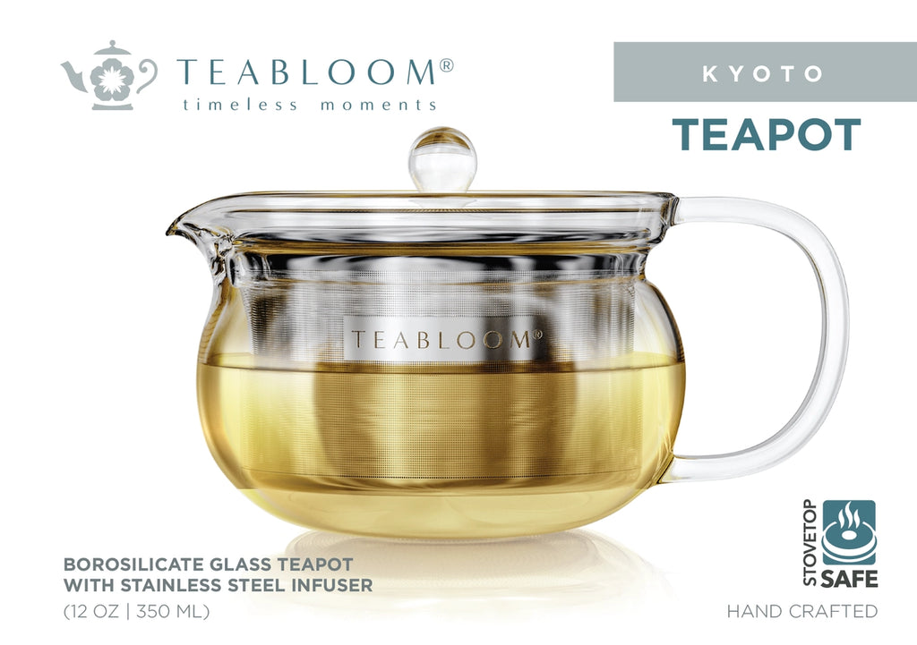 Kyoto 12 oz Glass Teapot