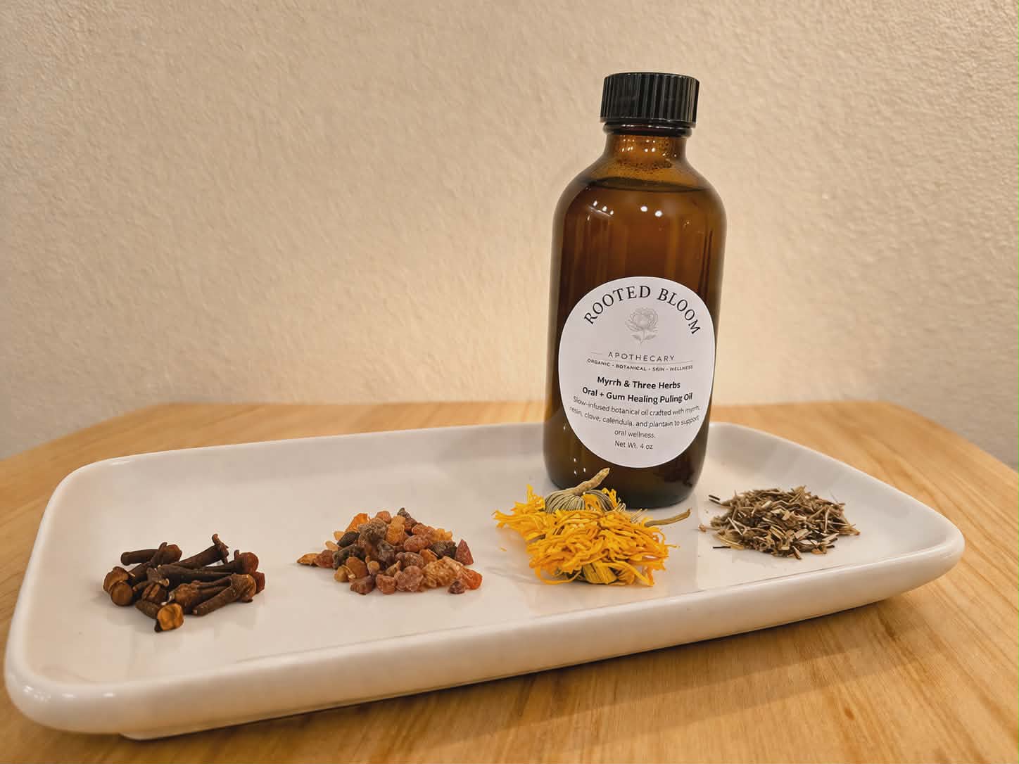 Myrrh & Three Herbs - Oral + Gum Healing Pulling Oil