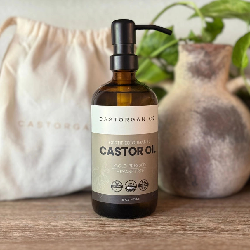 Organic Castor Oil – Cold Pressed, Hexane Free