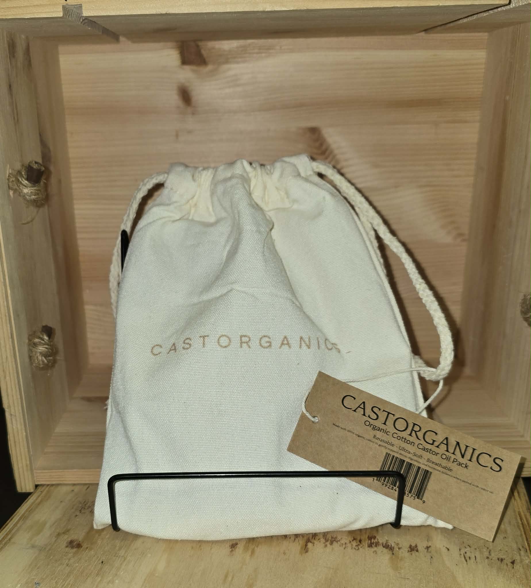Organic Cotton Castor Oil Pack Set – Abdomen + Thyroid