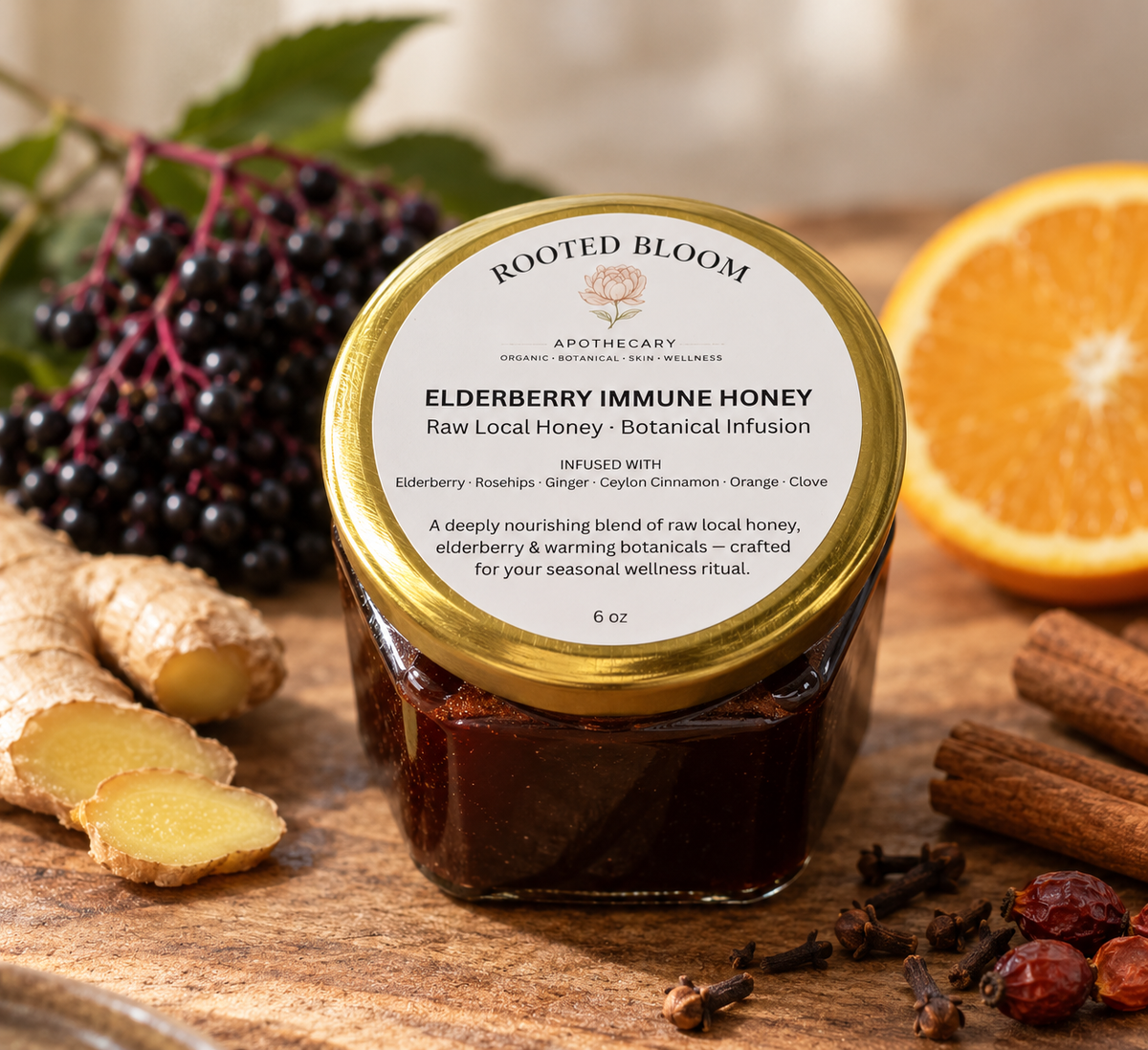 Elderberry Immune Honey